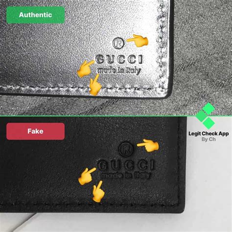 gucci wallet letters